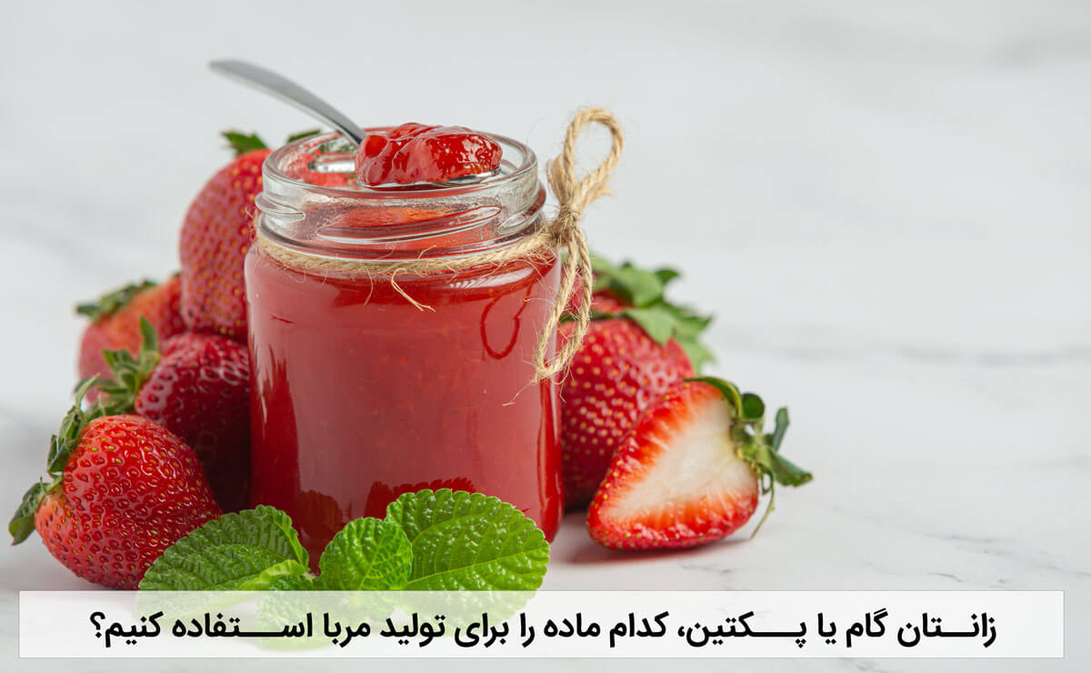 زانتان گام یا پکتین، کدام ماده را برای تولید مربا استفاده کنیم؟